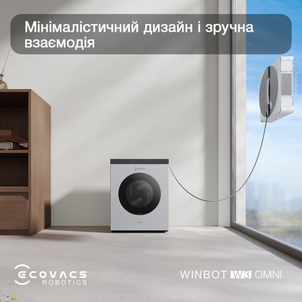 Фото - Пилосос віконний Ecovacs W3 OMNI (WG858-07)