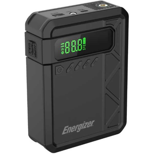 Фото - Пускозарядний пристрій Energizer Jump Starter 10000mAh 37W USB-C,USB-A, 160 PSI, ліхтар 2W (JE10001JP)