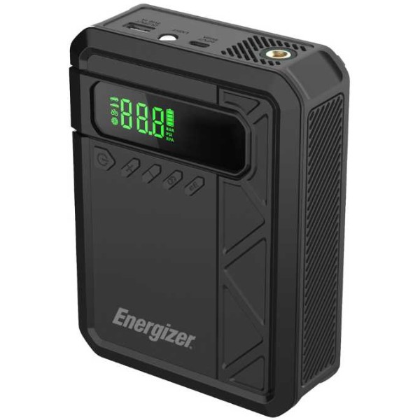 Фото - Пускозарядний пристрій Energizer Jump Starter 10000mAh 37W USB-C,USB-A, 160 PSI, ліхтар 2W (JE10001JP)