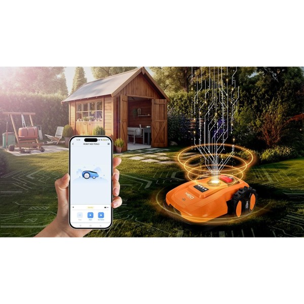 Фото - Газонокосилка аккумуляторная Neo Tools Energy+ 18В (04-621P)