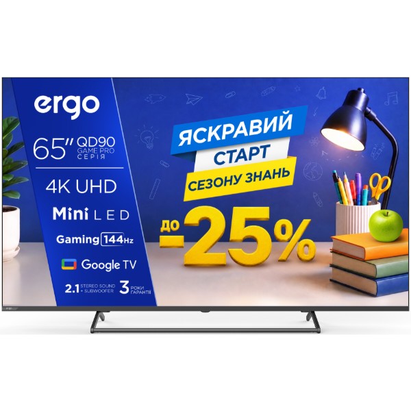 Фото - Телевізор Ergo 65MQD90 Game PRO