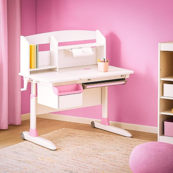 Фото - Парта шкільна ErgoKids Romana W Multicolor (Evo-70 W/MC)
