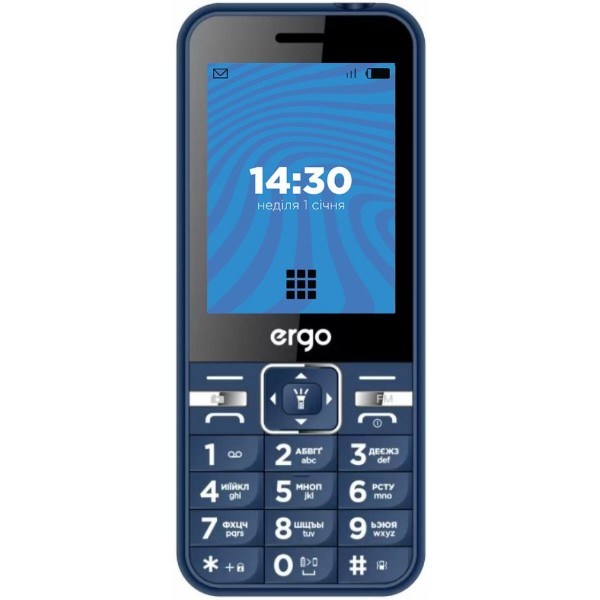 Фото - Мобильный телефон Ergo E281 Dual Sim Blue Фото - Мобильный телефон Ergo E281 Dual Sim Blue