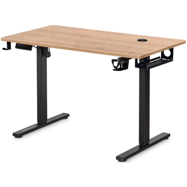 Фото - Стіл з електрорегулюванням висоти Mealux PowerDesk Energy Mahogany (EVO-201 Energy Mahogany/B)