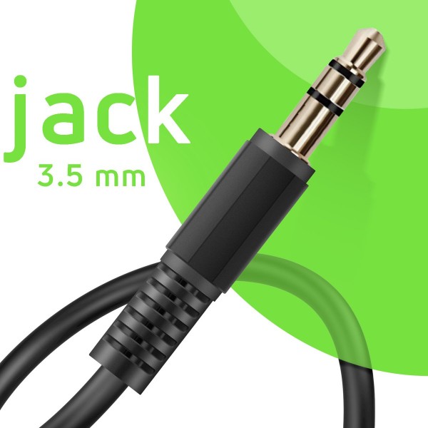 Фото - Кабель 3.5 мм -3.5 мм Belkin 1 м Black (F3Y111BF1M-P)