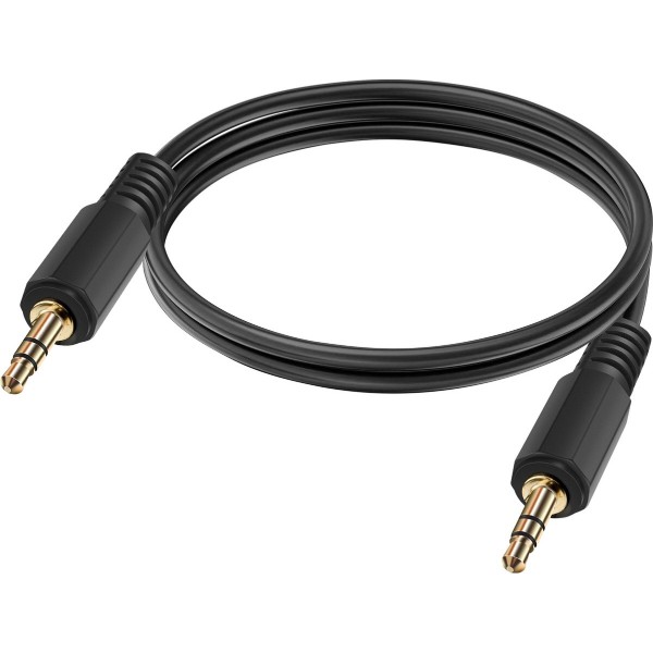 Фото - Кабель 3.5 мм -3.5 мм Belkin 1 м Black (F3Y111BF1M-P)