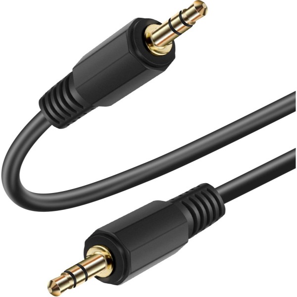 Фото - Кабель 3.5 мм -3.5 мм Belkin 1 м Black (F3Y111BF1M-P)