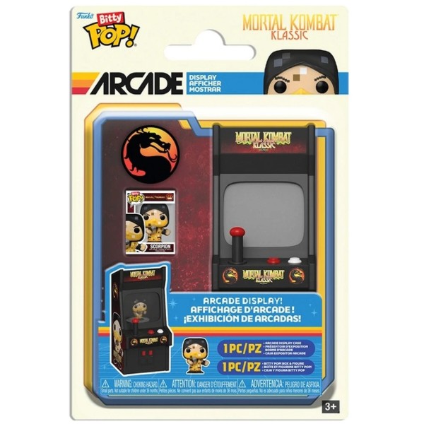 Фото - Коллекционная фигурка набор FUNKO BITTY POP! Arcade серии Mortal Combat - СКОРПИОН (91394)