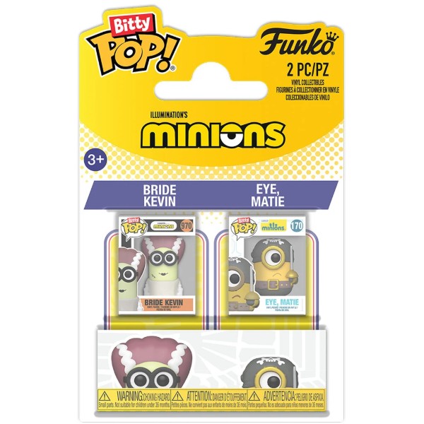 Фото - Колекційна фігурка набір FUNKO BITTY POP! серії Міньйони - КЕВІН І ПІРАТ (94224)
