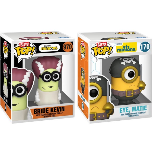 Фото - Колекційна фігурка набір FUNKO BITTY POP! серії Міньйони - КЕВІН І ПІРАТ (94224)