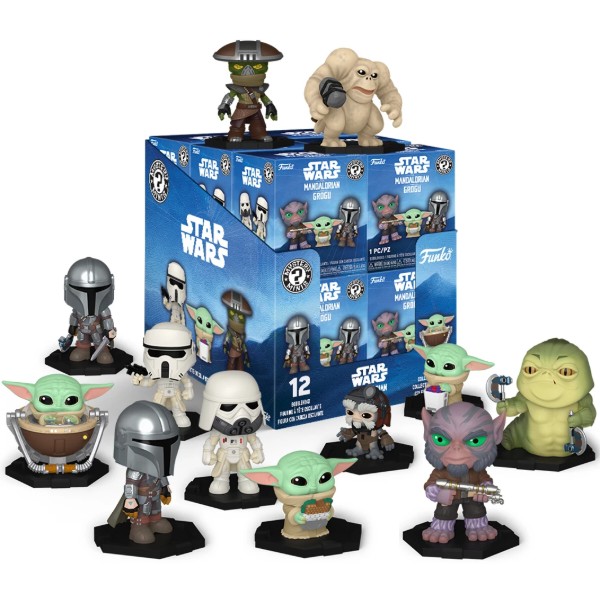 Фото - Коллекционная фигурка FUNKO MYSTERY MINIS - МАНДАЛОРЕЦ И ГРОГУ в ассортименте (90819)