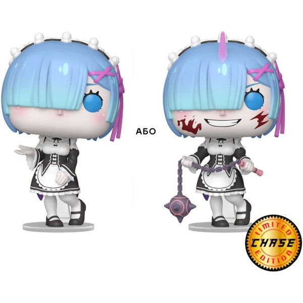 Фото - Колекційна фігурка FUNKO POP! серії Re:ZERO - РЕМ (W/CH) (86513)