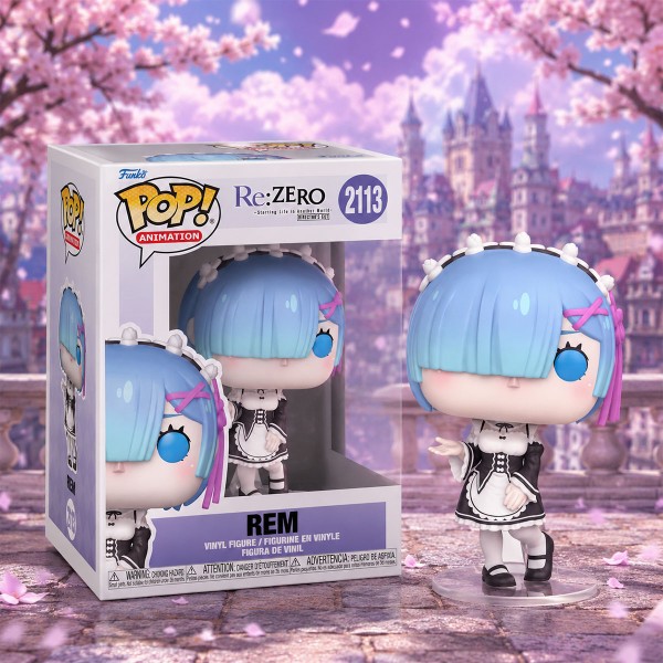Фото - Колекційна фігурка FUNKO POP! серії Re:ZERO - РЕМ (W/CH) (86513)