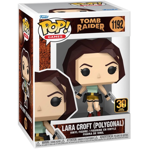 Фото - Коллекционная фигурка FUNKO POP Games: Tomb Raider - Lara Croft (Polygon) (889698908412)