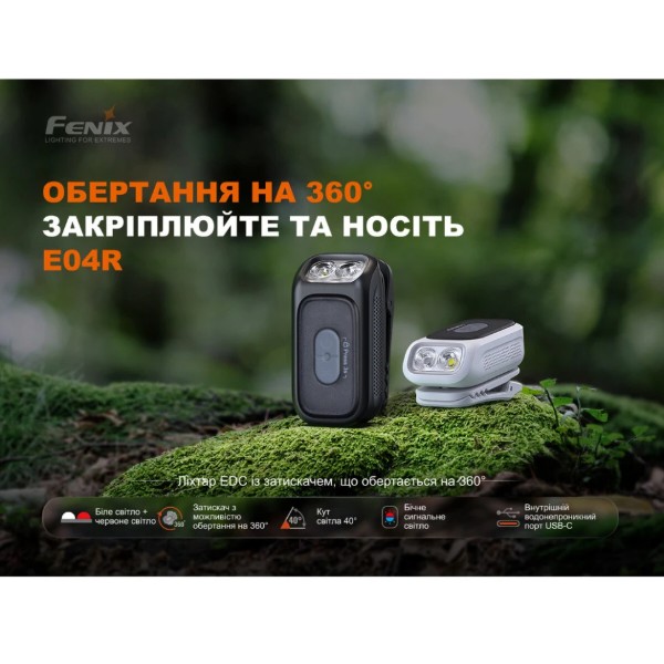 Фото - Ліхтар Fenix E04RB