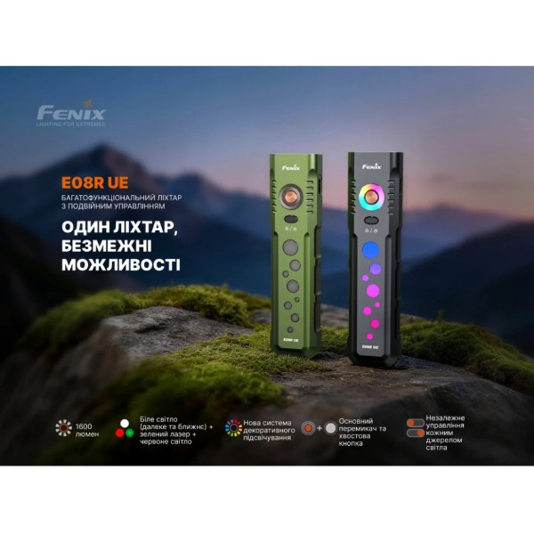 Фото - Ліхтар Fenix E08RUEB