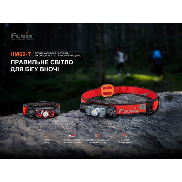Фото - Фонарь налобный Fenix HM62TV2.0Mag