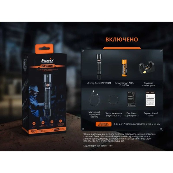 Фото - Фонарь Fenix WF25RM