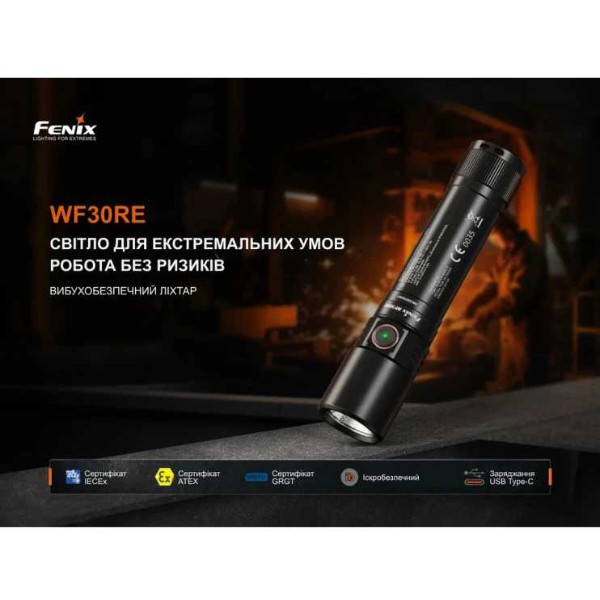 Фото - Ліхтар Fenix WF30RE Spark