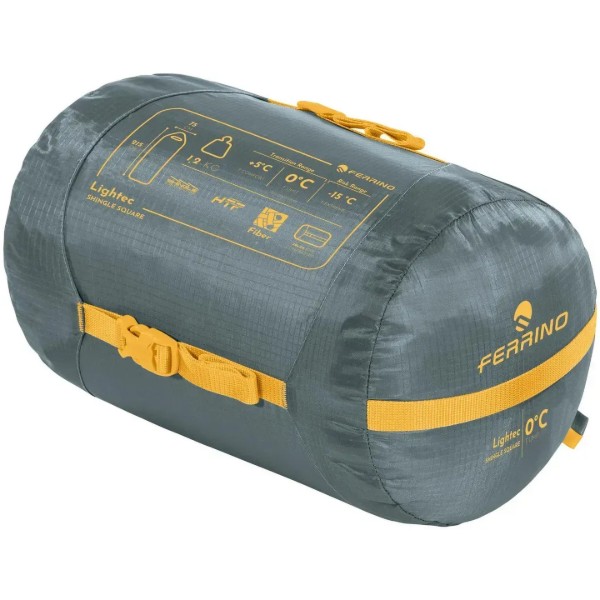 Фото - Спальний мішок Ferrino Lightech Shingle SQ Dark Green Left (86266RVVS)