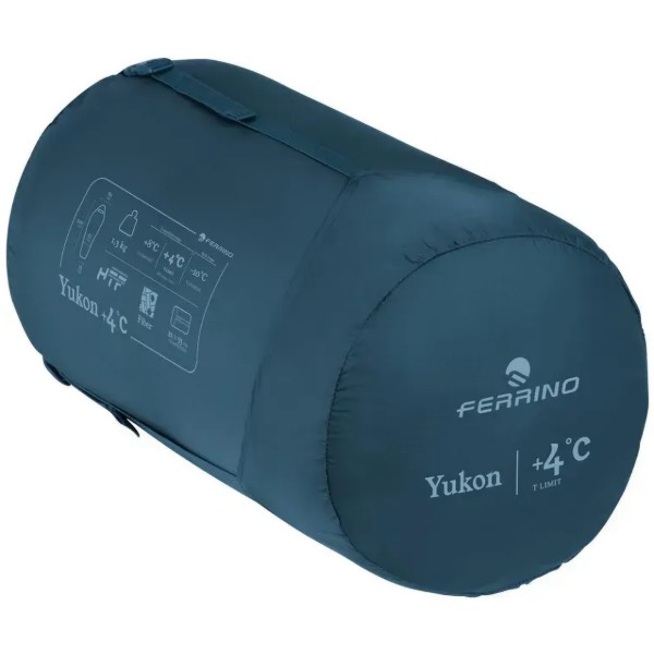 Фото - Спальный мешок Ferrino Yukon Blue-Grey Left (86380RBGSX)