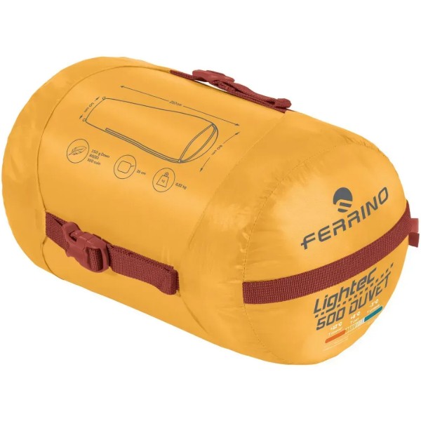 Фото - Спальний мішок Ferrino Lightec 500 Artisan Gold (86699QGG)