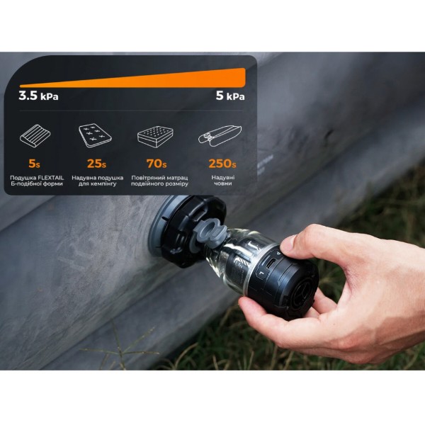 Фото - Ліхтар-насос кемпінговий Flextail Max Pump 3 (MP3G650-BK-i)
