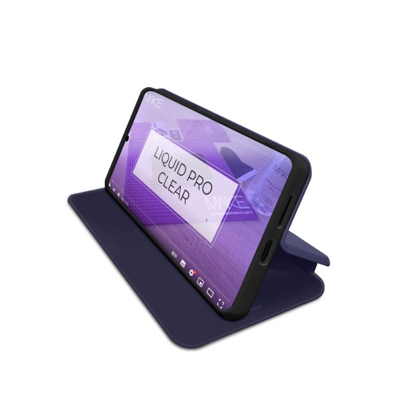 Фото - Чехол для смартфона MAKE Flip for Samsung A27, Blue (MCP-SA27BL)