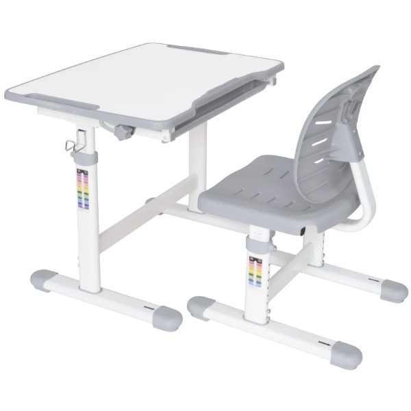 Фото - Комплект меблів шкільний 3 елементи FunDesk Piccolino III Grey