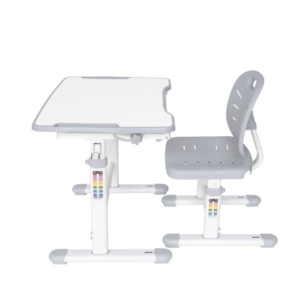 Фото - Комплект меблів шкільний 3 елементи FunDesk Piccolino III Grey