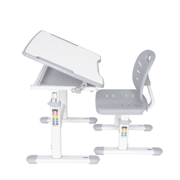 Фото - Комплект меблів шкільний 3 елементи FunDesk Piccolino III Grey