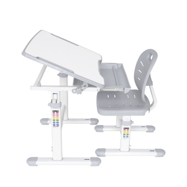 Фото - Комплект меблів шкільний 3 елементи FunDesk Piccolino III Grey