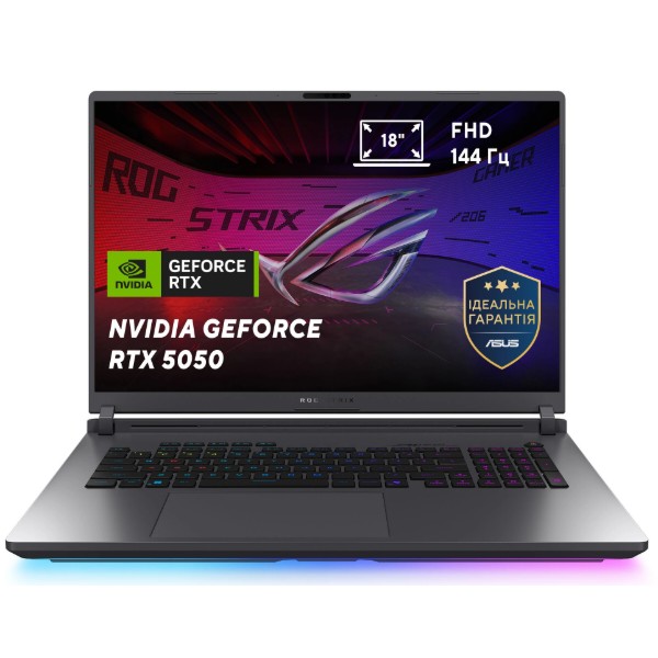Фото - Ноутбук ігровий Asus ROG Strix G18 G815JHR-S8039 Eclipse Gray