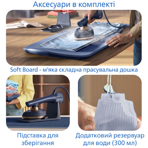Фото - Вертикальний відпарювач ручний Philips GC215/20