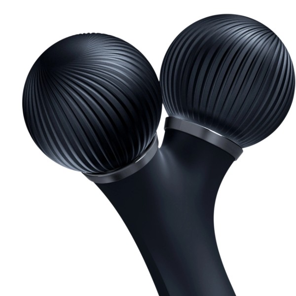 Фото - Електронний звуковий ролик для обличчя GESKE Sonic Facial Roller 4 в 1 чорний (GK000040BK01)