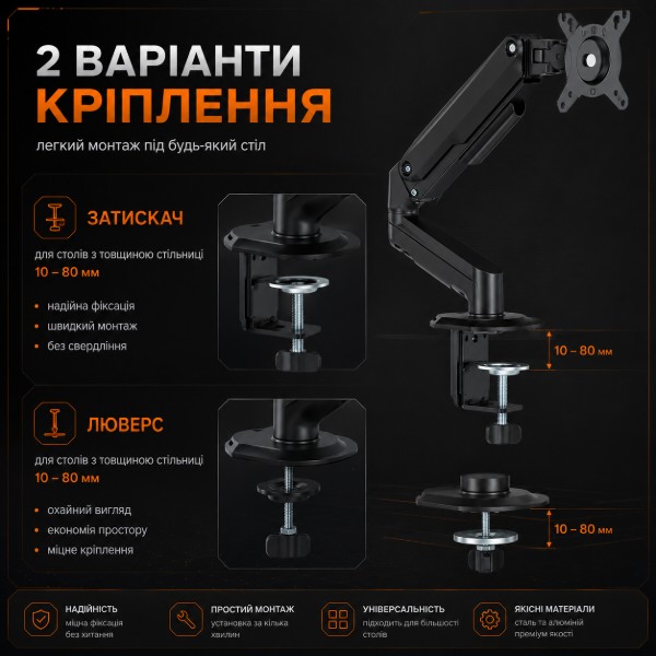 Фото - Крепление настольное Logan GL-2 17" - 32"