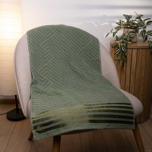 Фото - Полотенце для рук GM Textile махровое Soft хаки 40х70