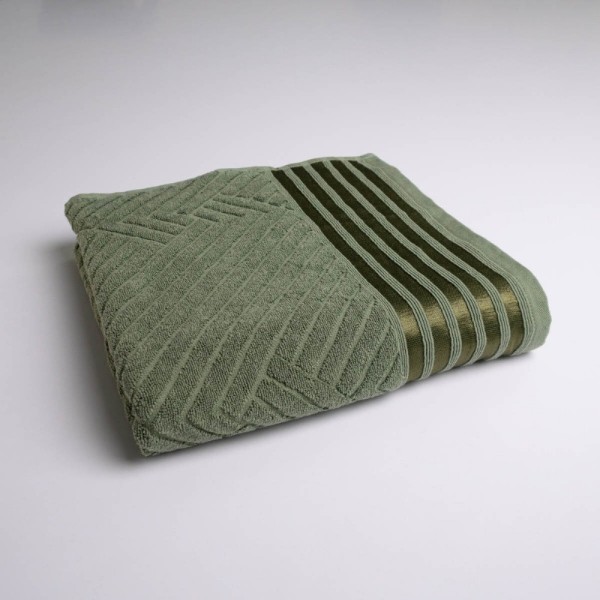 Фото - Полотенце банное GM Textile махровое Soft хаки 70х140