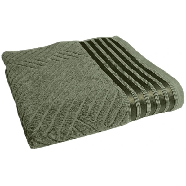 Фото - Полотенце банное GM Textile махровое Soft хаки 70х140