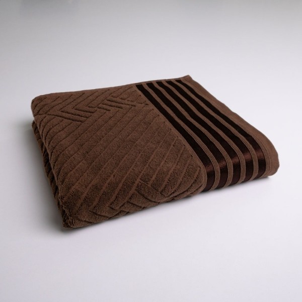 Фото - Полотенце банное GM Textile махровое Soft кофе 70х140