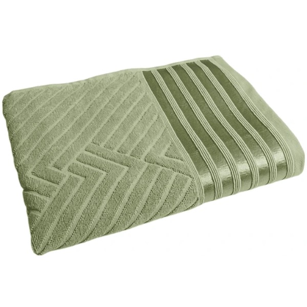 Фото - Полотенце для лица GM Textile махровое Soft серо-зеленое 50х90