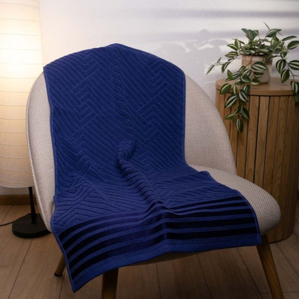Фото - Полотенце для рук GM Textile махровое Soft темно-синее 40х70