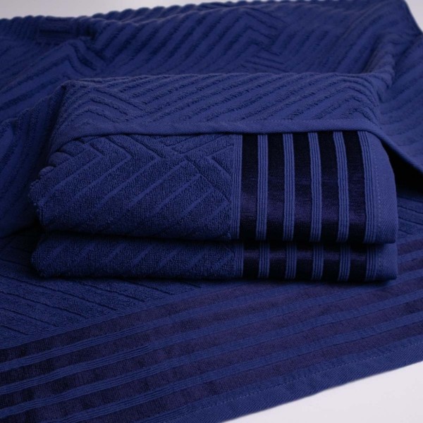 Фото - Полотенце для рук GM Textile махровое Soft темно-синее 40х70