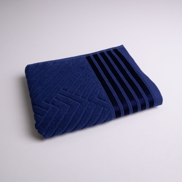 Фото - Полотенце для лица GM Textile махровое Soft темно-синее 50х90