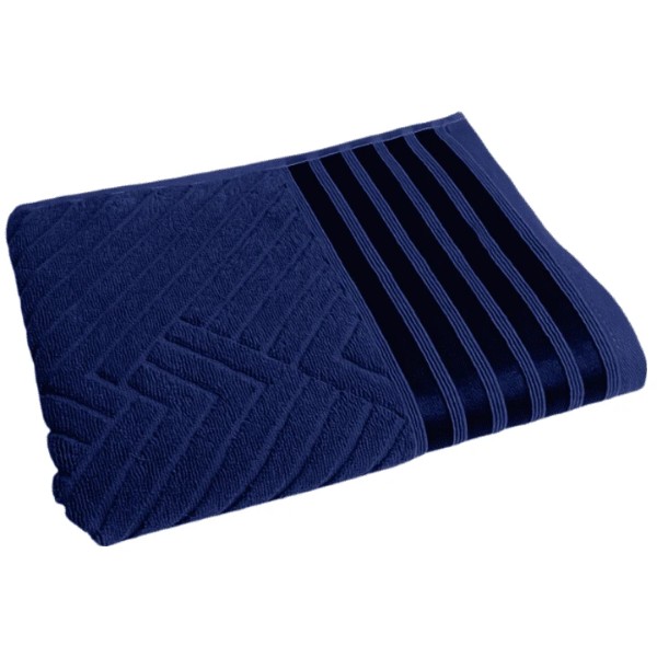Фото - Полотенце для лица GM Textile махровое Soft темно-синее 50х90