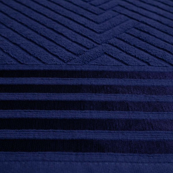 Фото - Полотенце банное GM Textile махровое Soft темно-синее 70х140