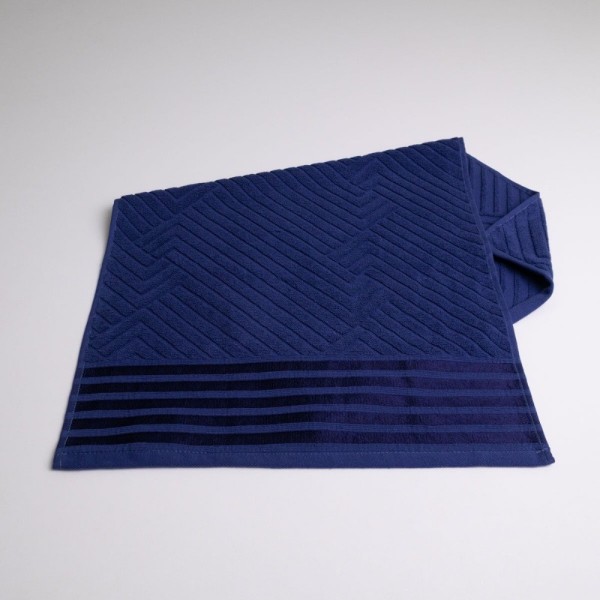 Фото - Полотенце банное GM Textile махровое Soft темно-синее 70х140