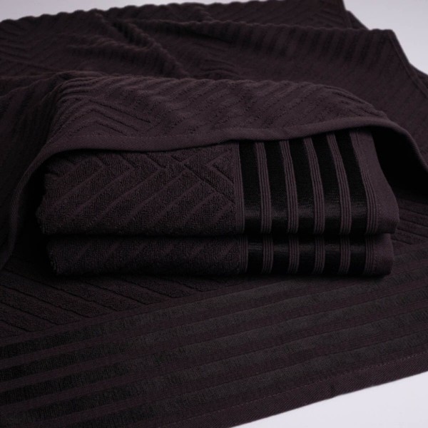 Фото - Рушник для обличчя GM Textile махровий Soft темно-шоколадний 50х90