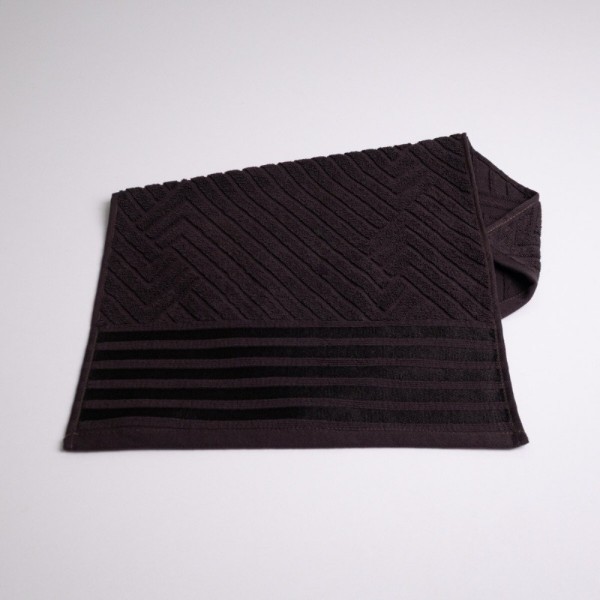 Фото - Рушник для обличчя GM Textile махровий Soft темно-шоколадний 50х90