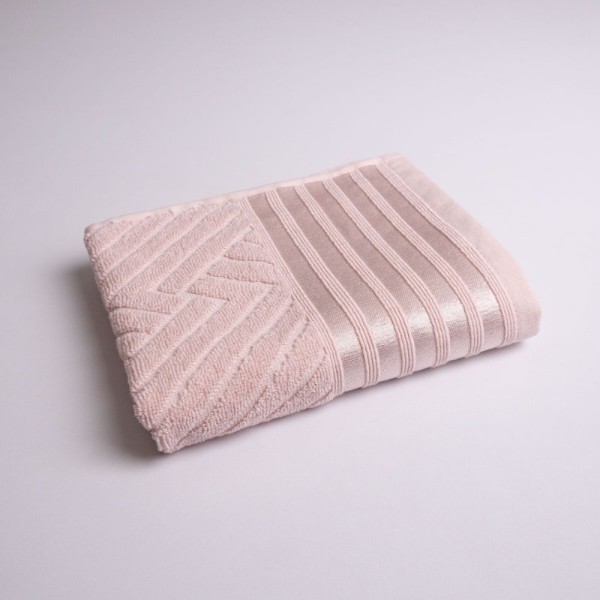 Фото - Рушник для рук GM Textile махровий Soft рожевий 40х70